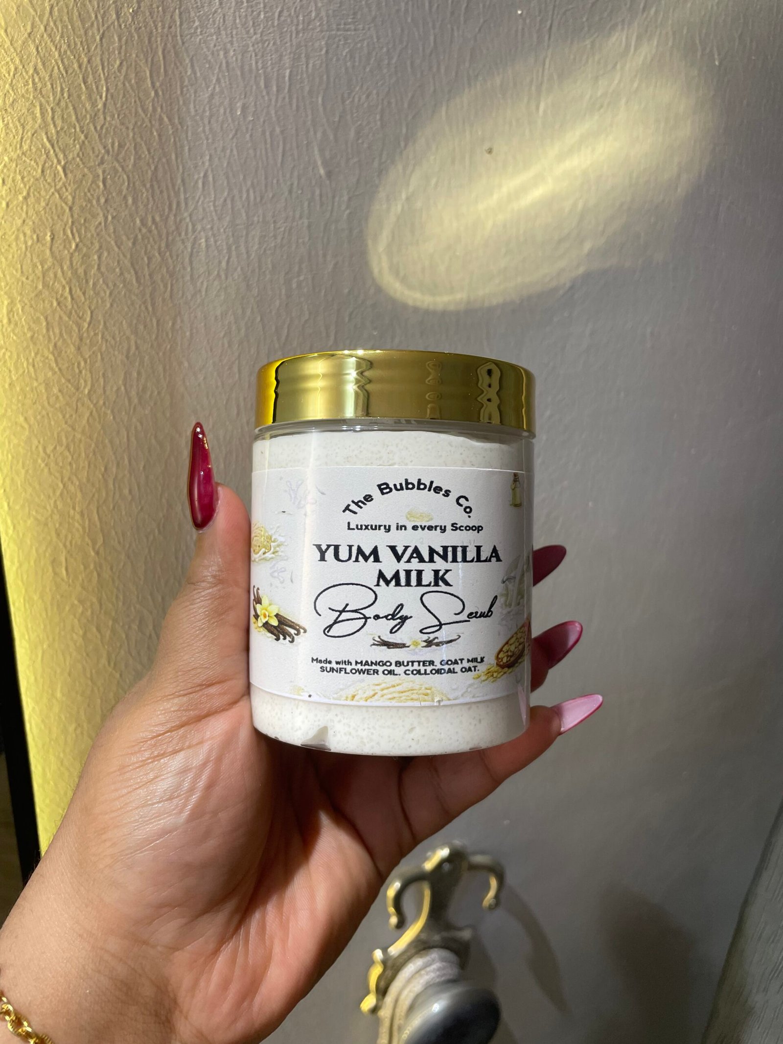 Yum Vanilla Milk Body Scrub - Image 2