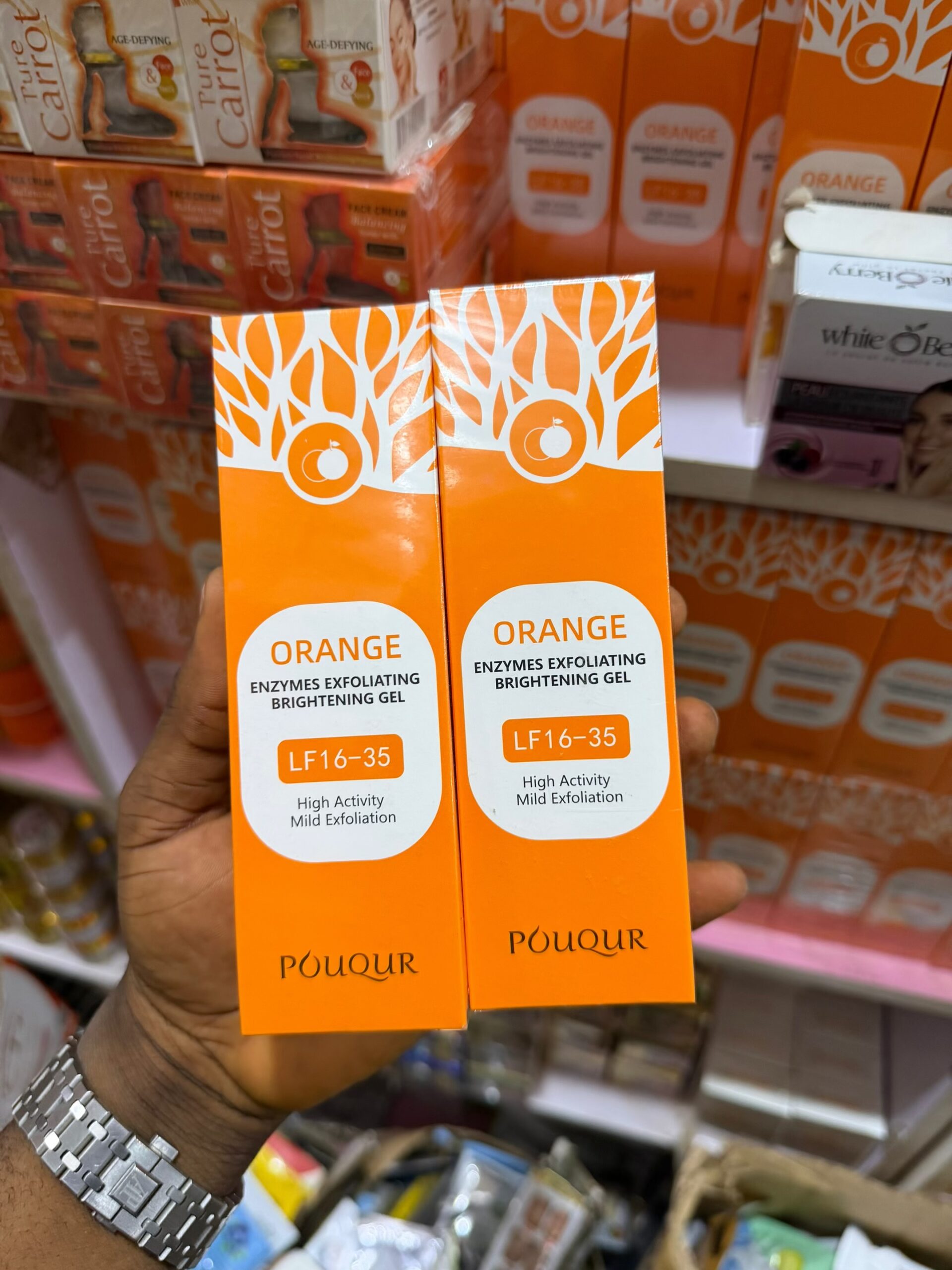 Pouqur Orange exfoliating gel