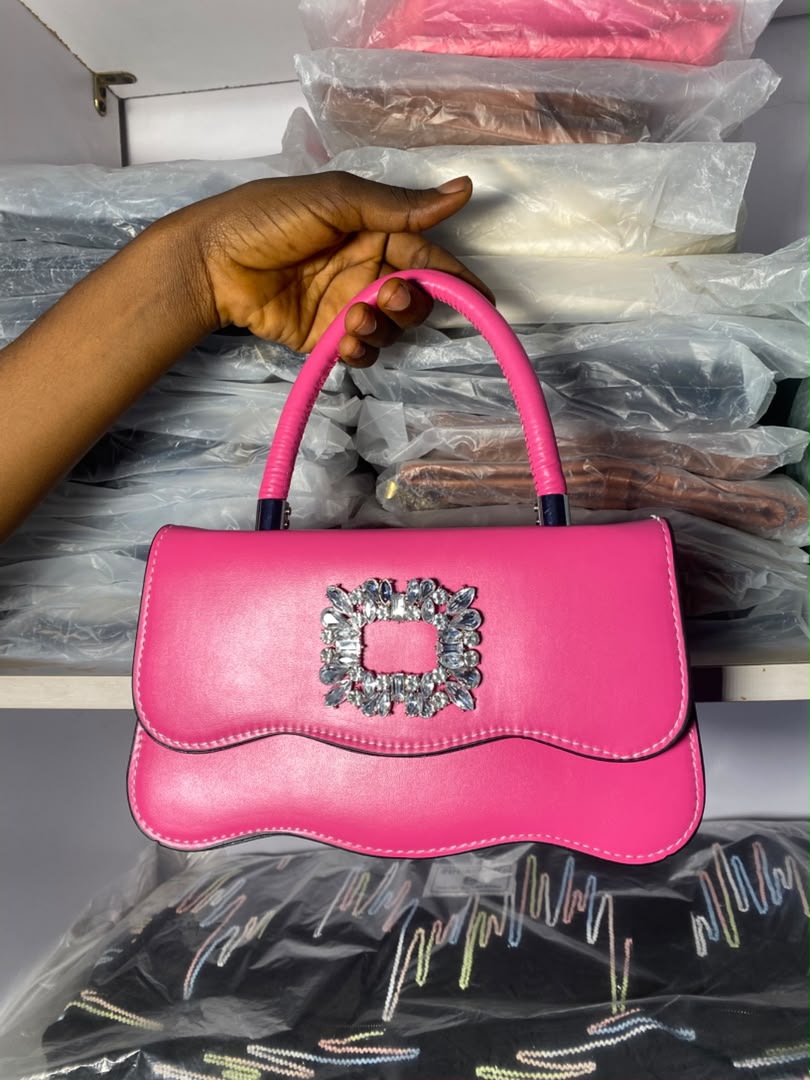 Portable Crystal Buckle Bags - Image 2