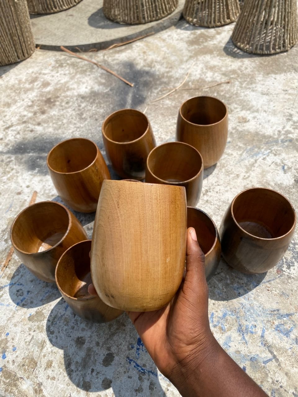 WOODEN TUMBLER