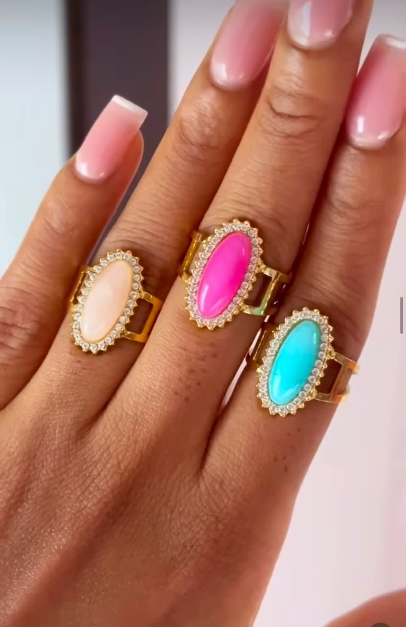 Oval Statement Rings