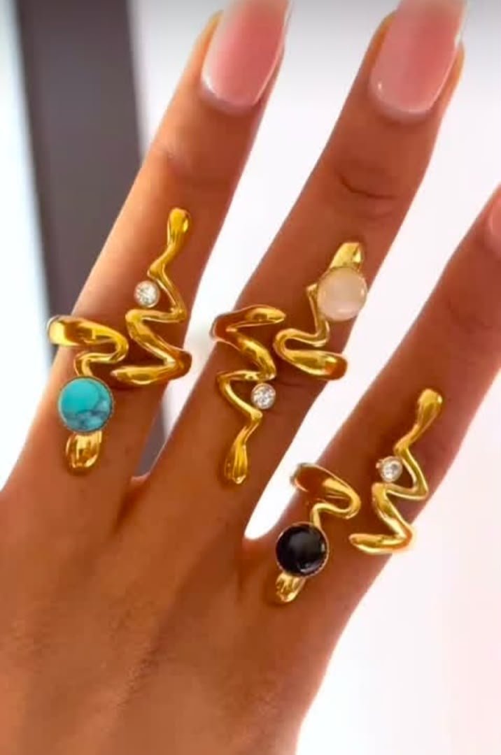 Abstract Wave Rings - Image 2