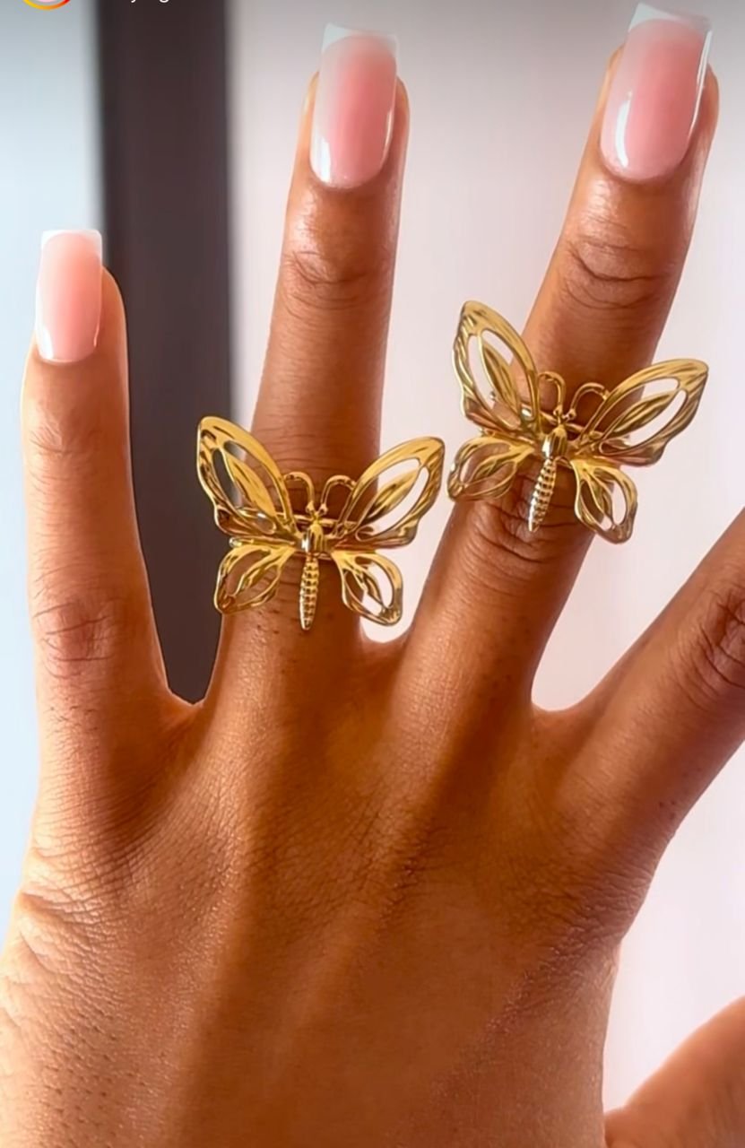 Butterfly Statement Rings